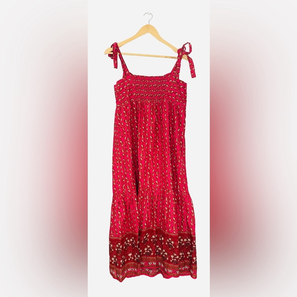 C&C California Floral Boho Babydoll Maxi Dress
Pink Sleeveless